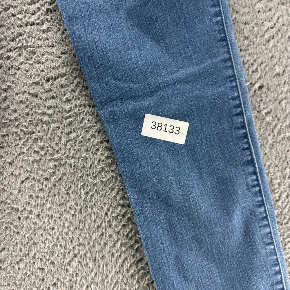 Hollister Jeans Women's 7 Blue Cotton Denim Skinny Leg Distressed‎ Faded Stretch